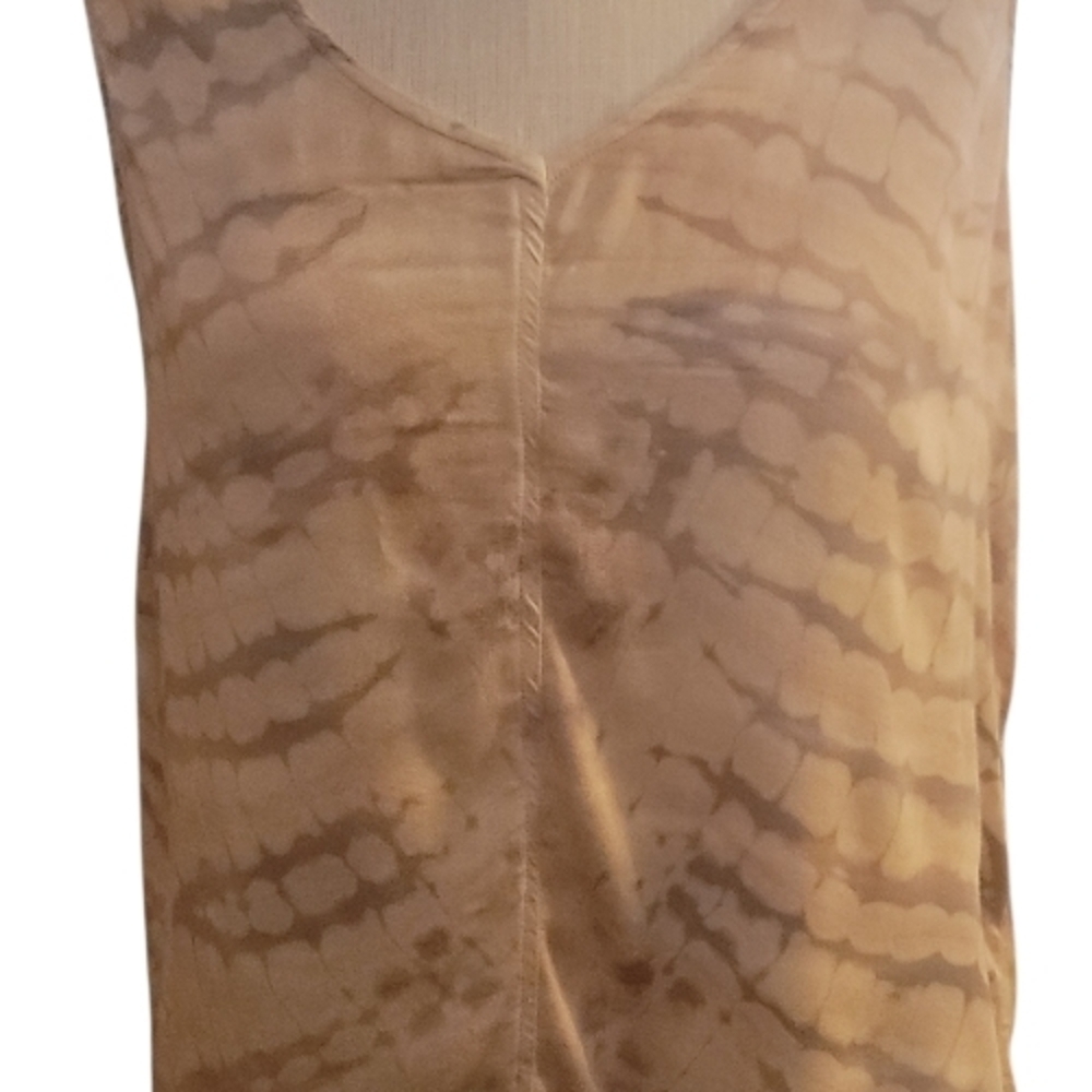 River + Sky, Beige Tie-Dye Tank Top, Size Medium - Picture 4 of 6